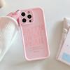 Simple Text Faith Over Fear Pink Silicone Phone Case For iPhone 17AIR 16E 15 14 13 12 11 PRO MAX X XR XS MINI 7 8 PLUS Y2K Cover