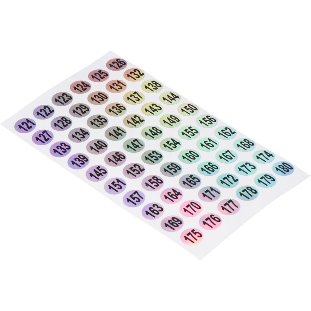 10 Sheets Small 1 to 300 Number Stickers 0.39 Inches Number Stickers Set Marking Letter Decals