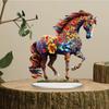 Creative Design Colorful Artistic Horse Home Desktop Decoration Ornament