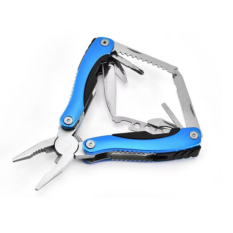Camping Gear Outdoor Survival Stainless Steel 9 In 1 Portable Multi Tool Plier Camping Accessories Portable