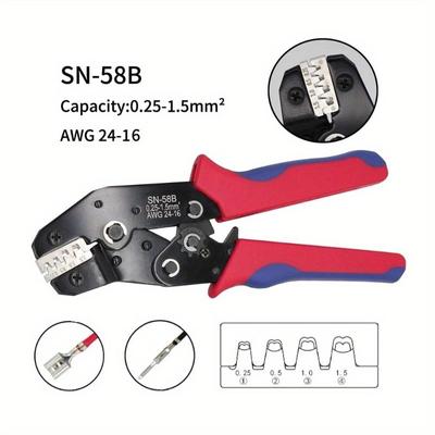 Ratsche arbeitssparende Crimpen Zangen SN-58B Plug-in Frühling XH 2,54 Terminal Crimpen Zangen DuPont Kalt Gepresst Terminal Crimpen Zange