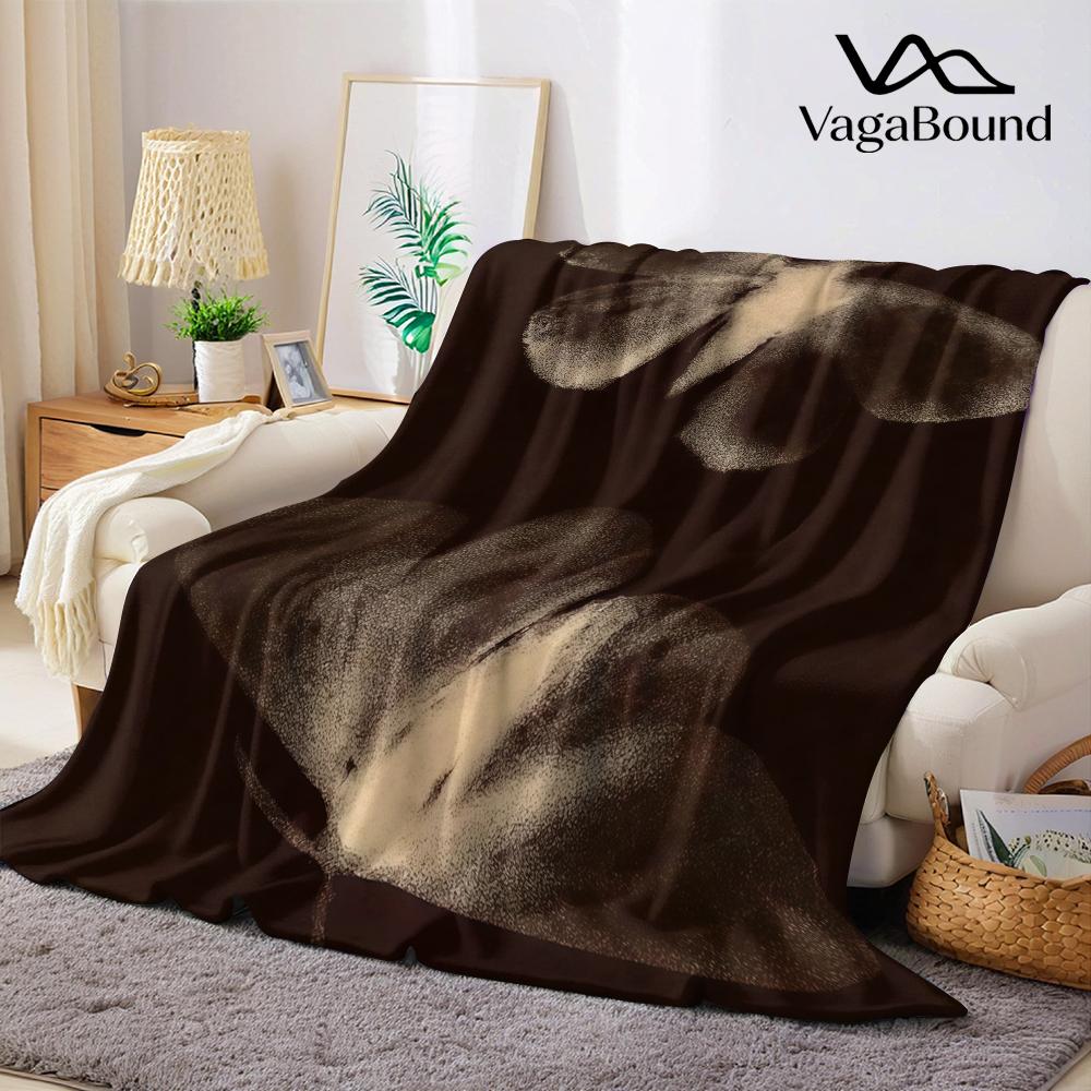Retro Butterfly Flannel Blanket Warm Soft Halloween Christmas Couch Warm Cozy Decorative Decor Gift For All Season