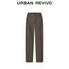 UR 2025 Autumn Women's High-Waist Pleated Tapered Trousers