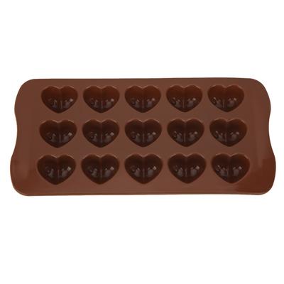 Silicone Chocolate Mold 15 Holes Heart Shape   Chocolate Making Mold Baking Utensils