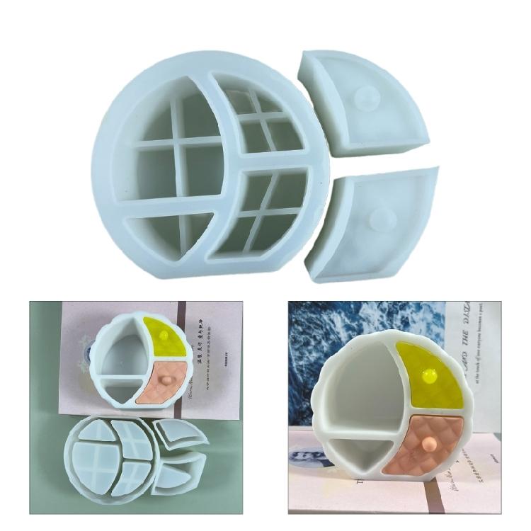 Moon and Star Shaped Storage Box Tray Mold Silicone Material for DIY Crafts