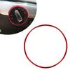 Car Headlight Switch Trim Decorative Frame Trim Ring Headlight Switch Sticker