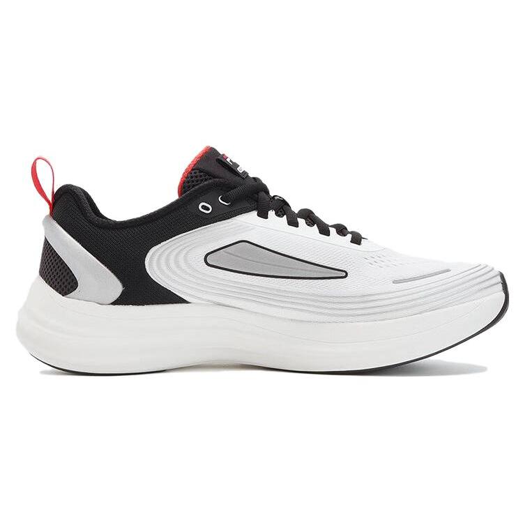 FILA NUVOLE EVO Fabric Low top Running Shoes Men's Black White A12M331112FBB
