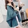 Women's 2025 Autumn/Winter Short Parka: Plus Velvet, Thick Cotton, Loose Fit, Fur Collar, Petite Korean Style