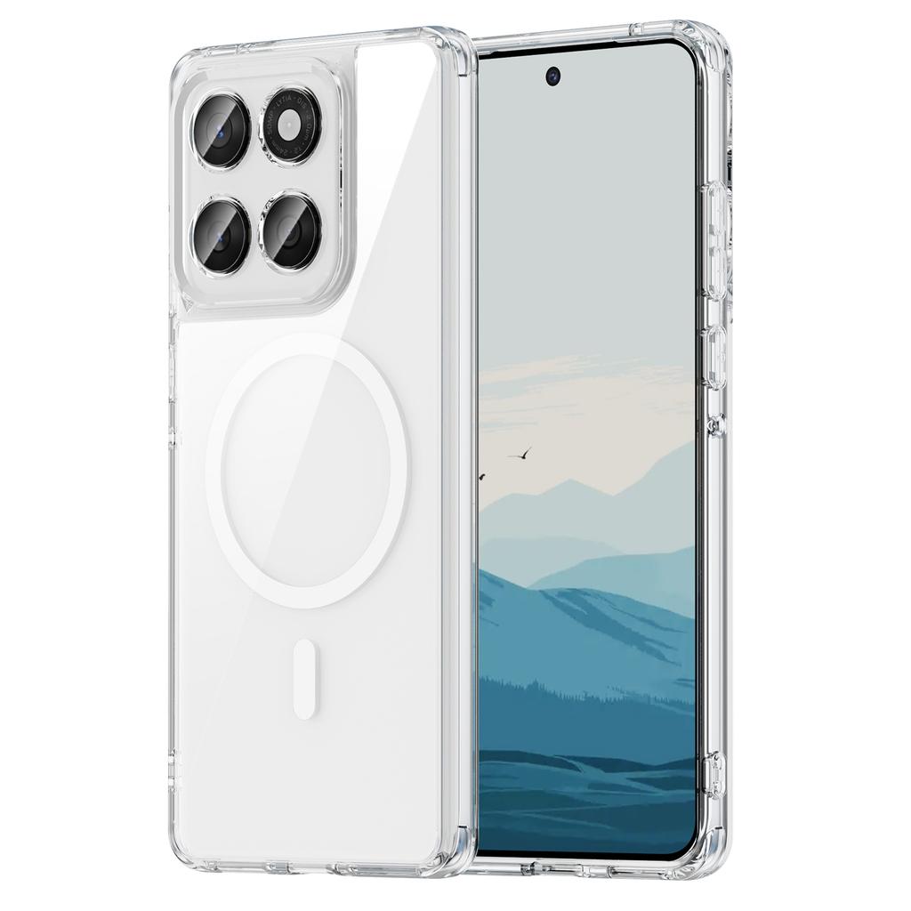 For For Motorola Moto Edge 60 Fusion/Edge 60/Edge 60S Phone Case, Magnetic Shockproof Transparent Cover