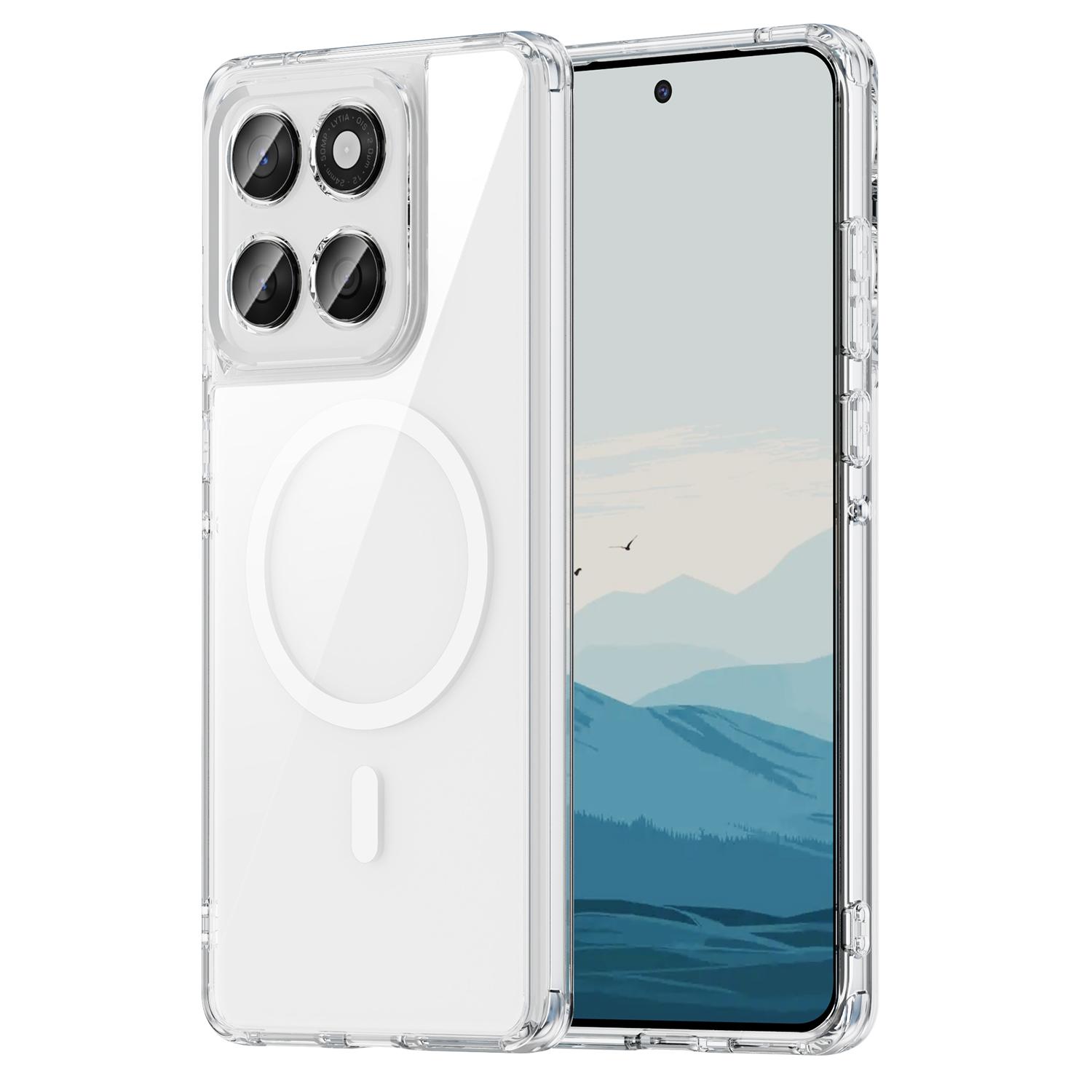Motorola Moto Edge 60 Fusion/Edge 60/Edge 60S Clear Phone Case,Non-Yellowing Magnetic Phone Case for Motorola Moto Edge 60 Fusion/Edge 60/Edge 60S белый