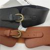 Chic Oval Womens Shape Waist Belt In Classic Black For Effortless Style