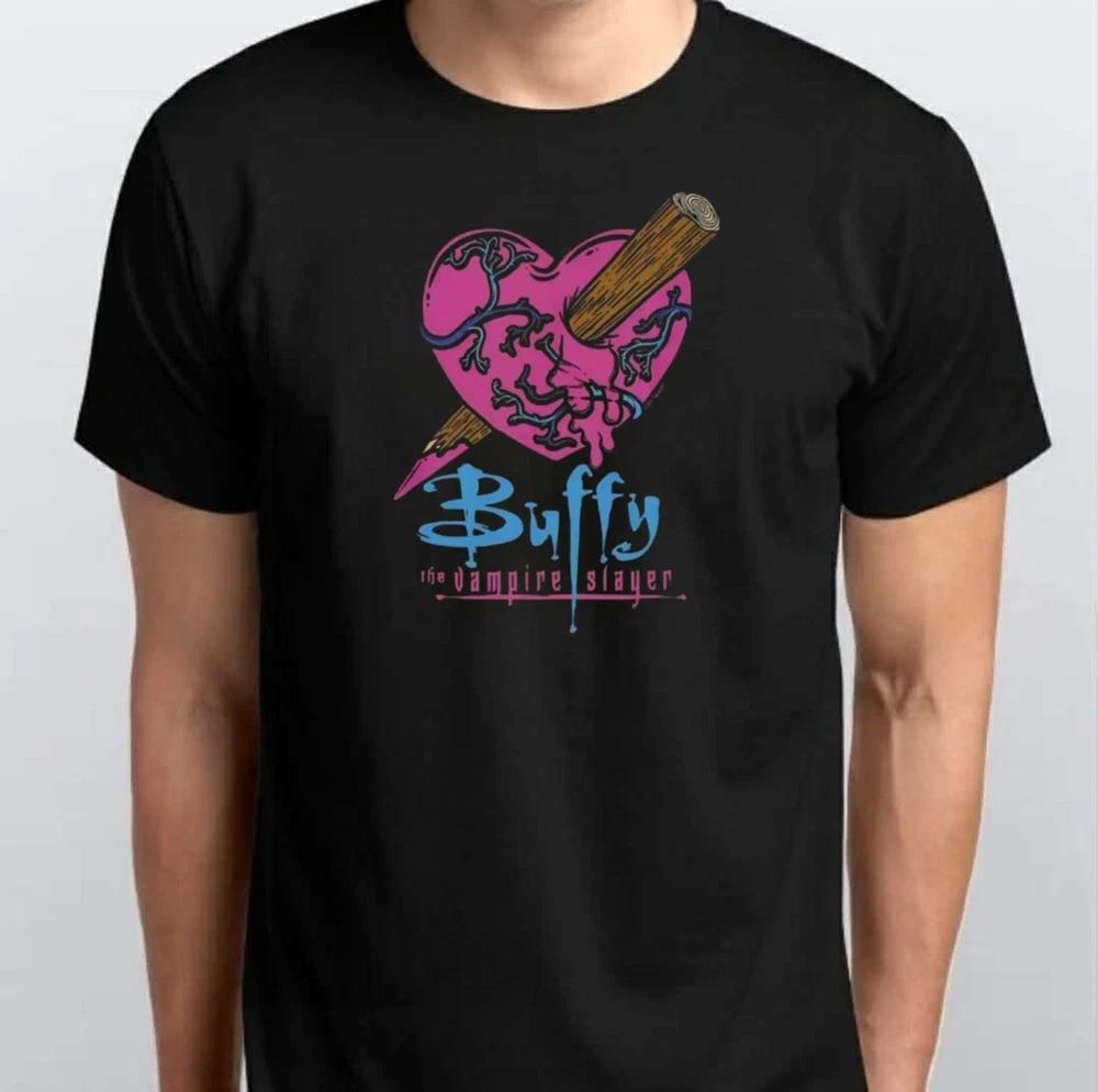 Buffy The Vampire Slayer Heart Pencil Unisex TSHIRT S M L XL XXL 3 4 XL Black S
