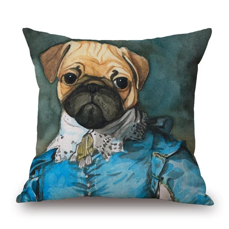 Home Decoration Sheep Rabbit Dog Cushion Cover Cute Animal Pillowcase Cartoon Sofa