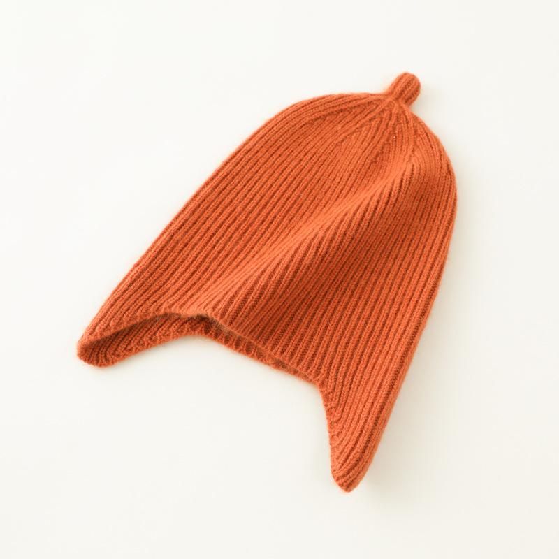 Unisex Cashmere Kids' Knit Hat with Ear Protection - Super Cute & Warm for Autumn/Winter