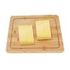 Bamboo Butter Storage Container with Transparent Lid and Tray 