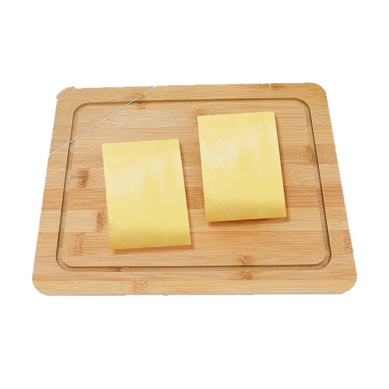 Bamboo Butter Storage Container with Transparent Lid and Tray 