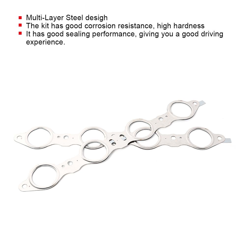 Exhaust Manifold Gaskets & Bolts Multi Layer Steel Fit for LS1 LS2 LS3 LS6 LS7 LS9 LSX Engines 12617944