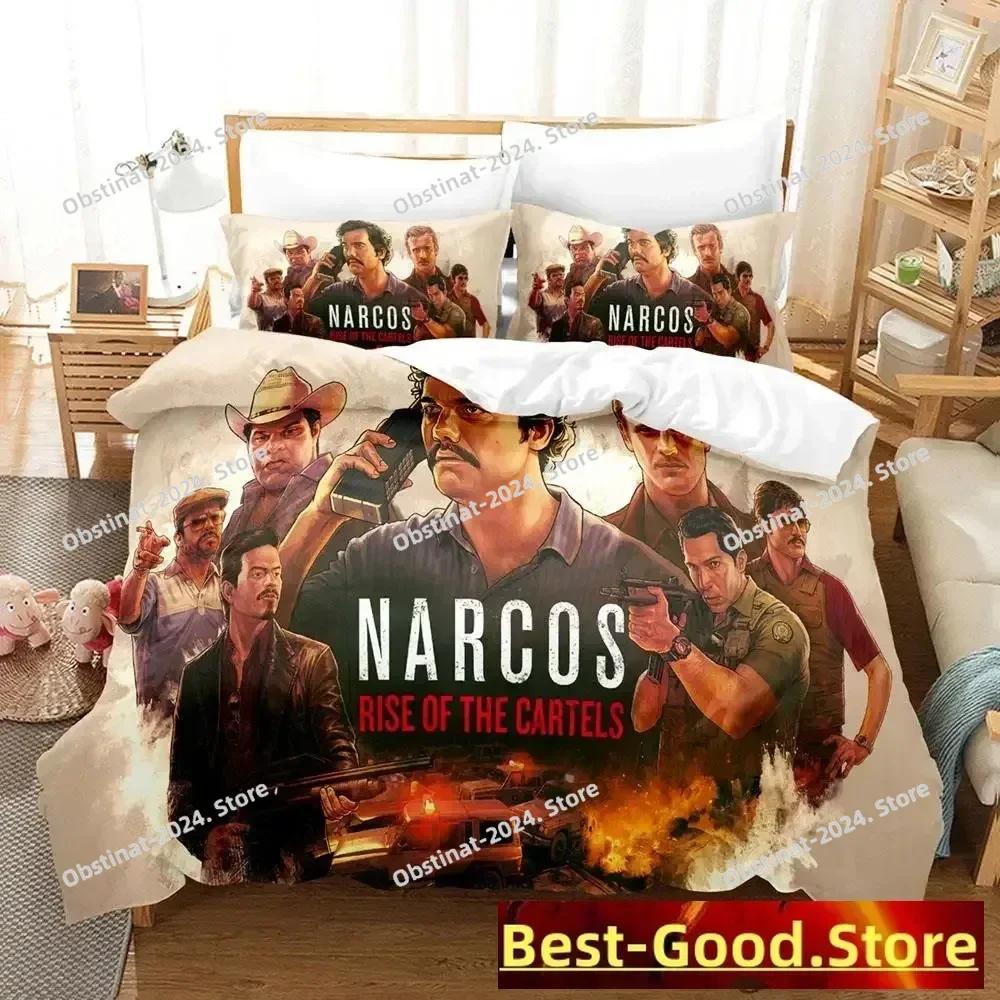 Personelity Narcos Bedding Set Single Twin Printed Bed Set With Pillowcase Bed Duvet Cover Single Double Queen Super King Size