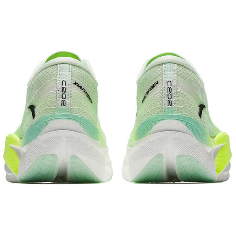 New Anta C202 6.0 Anti Slip Wear Resistant Low Top Carbon Plate Marathon Training Running Shoes Women's Green 122445570-4