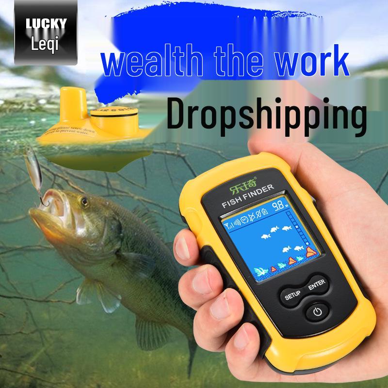 Leqi Wireless Sonar Color Fish Finder - Outdoor Fishing Device