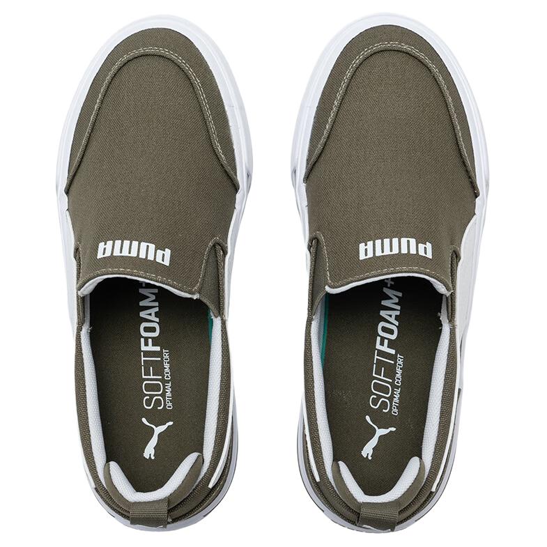 New PUMA Court Classic Vulc Low Top Skateboard Shoes Unisex Army Green 400216-03