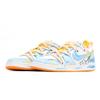 Nike Scarpe da Skateboard Basse in Pelle Court Borough da Uomo Bianco, Azzurro 844881-100(team1579-Domenica)