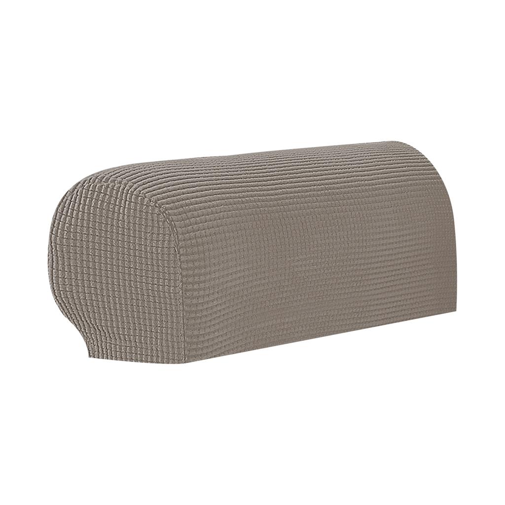 Stretch Fabric Sofa Armrest Covers 2 Pack Elastic Slipcover for Protecting Furniture from Dirt and Wear Durable Material