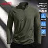 Baleno Men's Long-Sleeve Stand-Collar Athletic T-Shirt