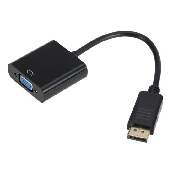 DisplayPort DP Male To VGA Female Adapter Converter Cable for PC Projector TV