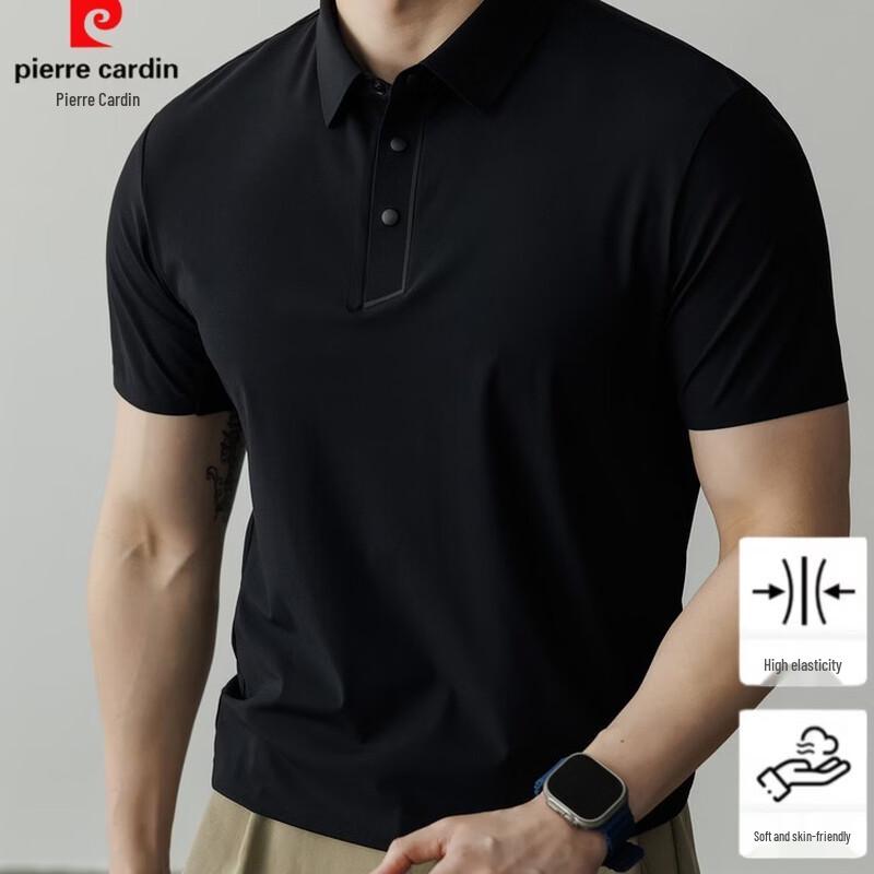 Pierre Cardin Men's Breathable Ice Silk Polo Shirt