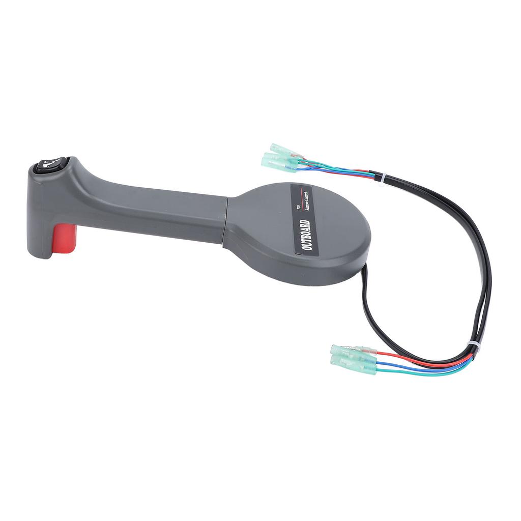 Outboard Engine Control Box Handle 703‑48207‑22 Remote Control Box Throttle Shift Lever with Trim Switch for Outboard