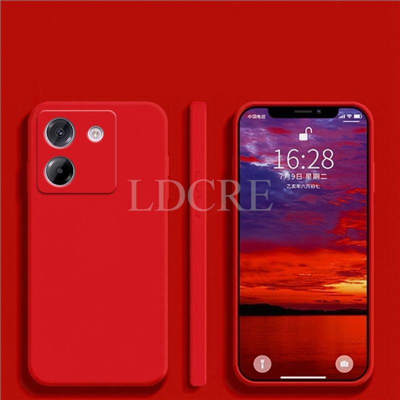 

Для Xiaomi POCO M7 Pro Чехол Жидкий Силиконовый Простой Защитный Чехол Для Телефона POCO M7 Pro Чехол TPU Резиновый Чехол POCO M7 Pro Чехол For POCO M7 Pro 5G красный