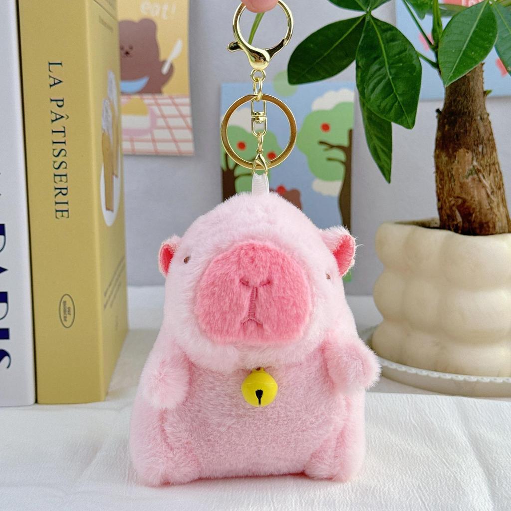 Popular Guinea Pig Plush Keychain - Cute Cavy Backpack Charm & Ornament
