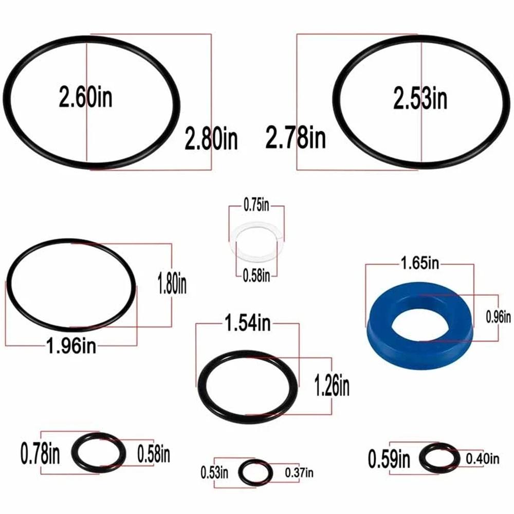 Tetningssett for garasjejekk for Sears, for Craftsman, MVP - 214.50136, 50136, G-493LWM