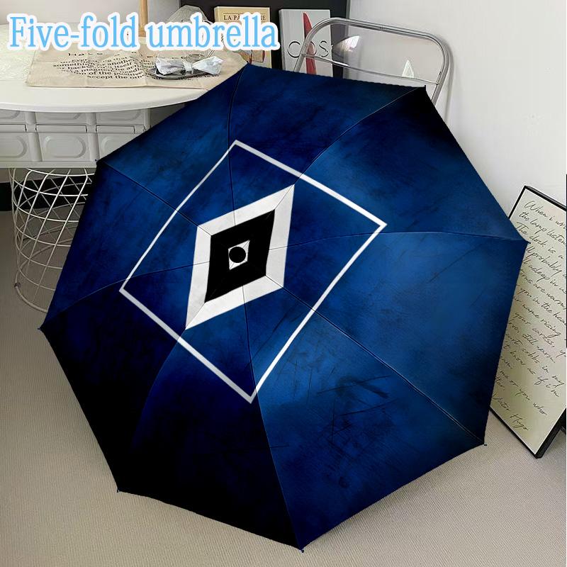 Hsv Stadium Lights Mini Five-Fold Lightweight Umbrella, Eight-Bone Frame, for Home Travel and Outdoor Use in Any Season Fan Gifts