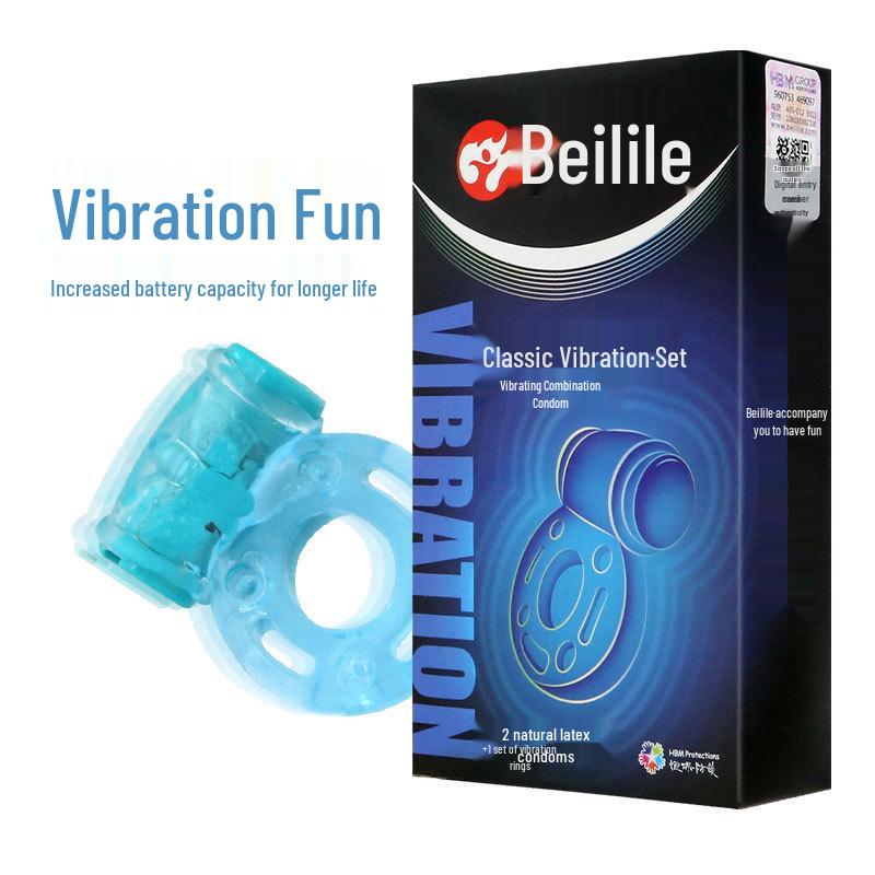 Beilile Thin & G-Spot Condoms with Finger Cots, Black King Kong Series - Adult Intimate Products.
