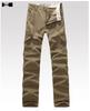 Men's Casual Straight-Leg Workwear Pants - Military Style, Spring/Autumn, Loose Fit, 9123