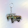 Vintage Classic Old Truck Keychains for Accessories Jewelry Retro Vector Car Keyrings Fans Friends Gifts