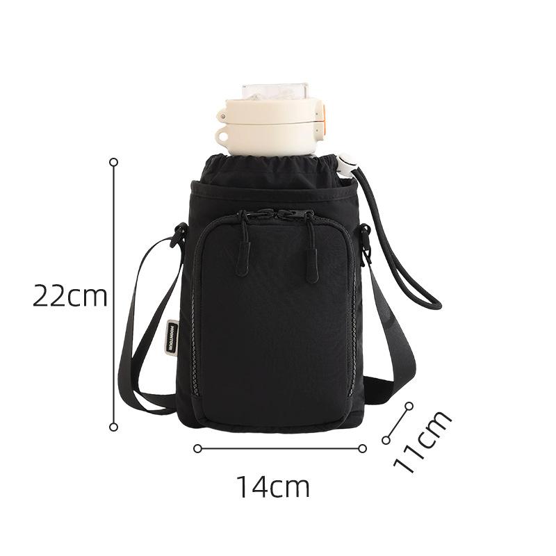 Casual Sports Water Bottle Bag Outdoor Travel Cup Sleeve With Phone Pocket Yueman Leisure Water Bottle Crossbody Bag
