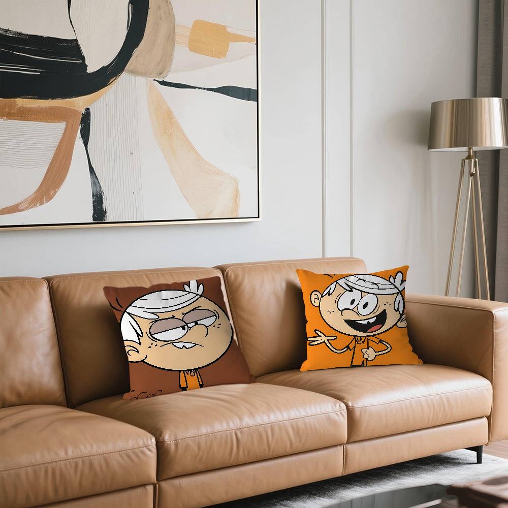 Anime The L-loud House Pillow Gifts Home Office Furnishings Bedroom Sofa Car Cushion Cover Case 45x45cm