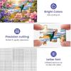 300 Pieces Puzzles for Adult Jigsaw Puzzle 300 Piece Children Elderly Puzzle Hummingbird Beach Flower Puzzle Gift for Mom Dad Family Friend Family