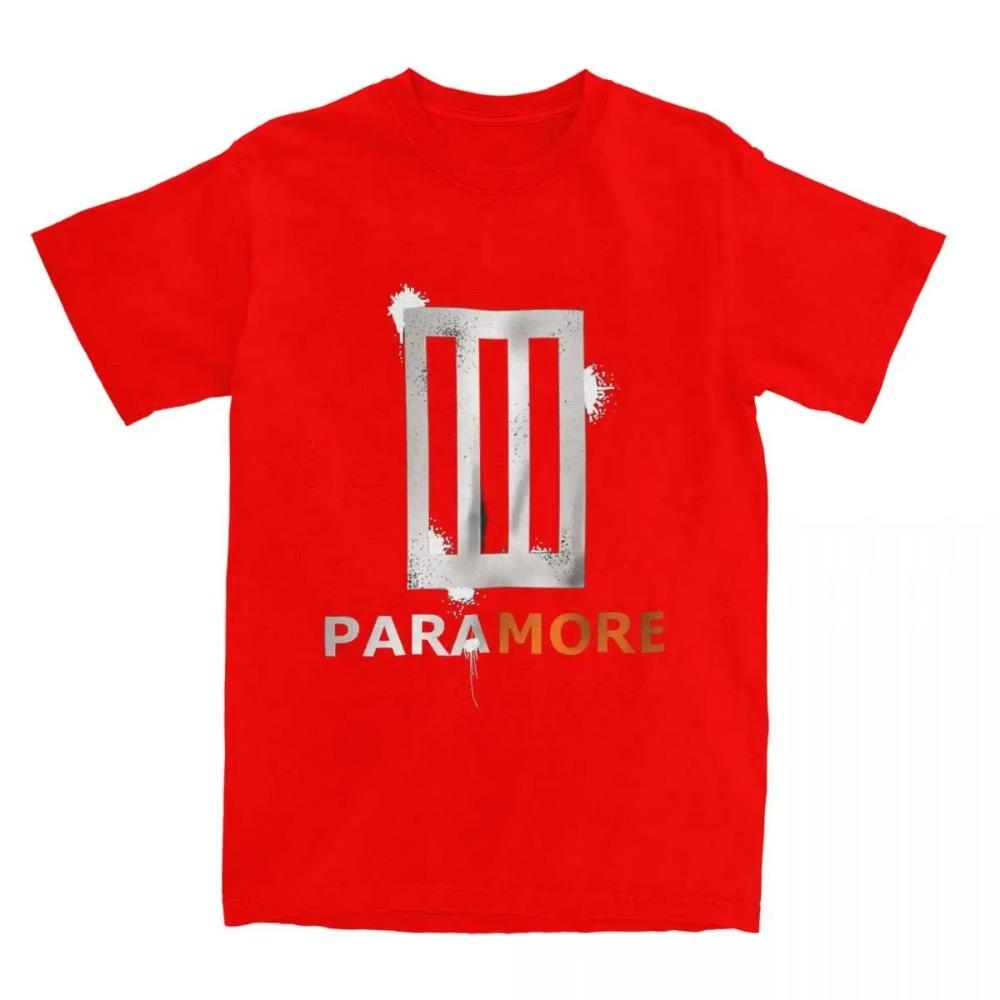 Summer Paramore Band T Shirts Merch Men Women  Vintage New Rock Tee Shirt Short Sleeve Clothes