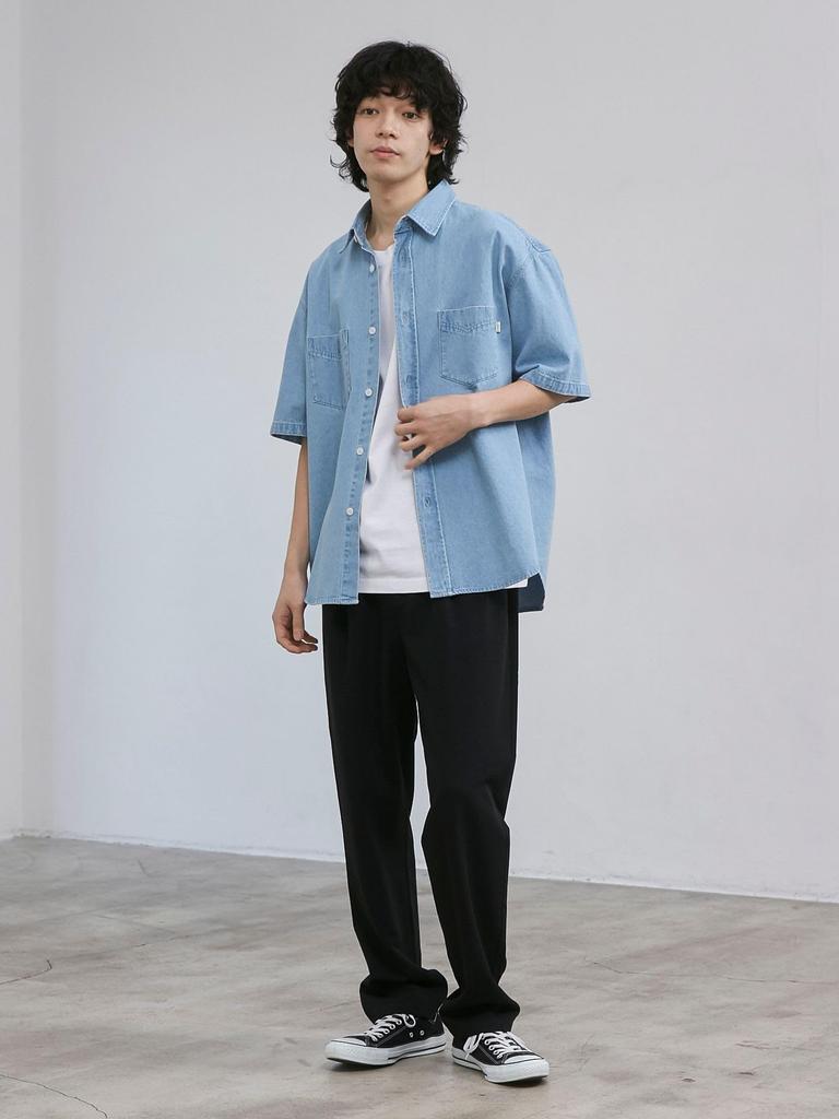 Cohen C.DENIMS Denim Loose Shirt, 75156030138, 7150, LT.BLUE (71), Medium