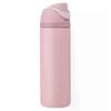 32oz FreeSip Edelstahl-Wasserflasche in Rosenquarz-Rosa - Kompatibel mit Owala Freesip Deckel