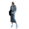Plus Size Women Autumn Casual Fashion Two Piece Set Hooded Sweatshirt and Skirt Outfit for Plus Size Ladies (200-300 lbs)