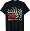 Class Of 2037 Grow With Me First Day Of School Graduation T- Shirt