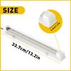 2Pc Interior Car 108LED Bar Light 6000K Tube Fixtures Camper RV For Boat Caravan