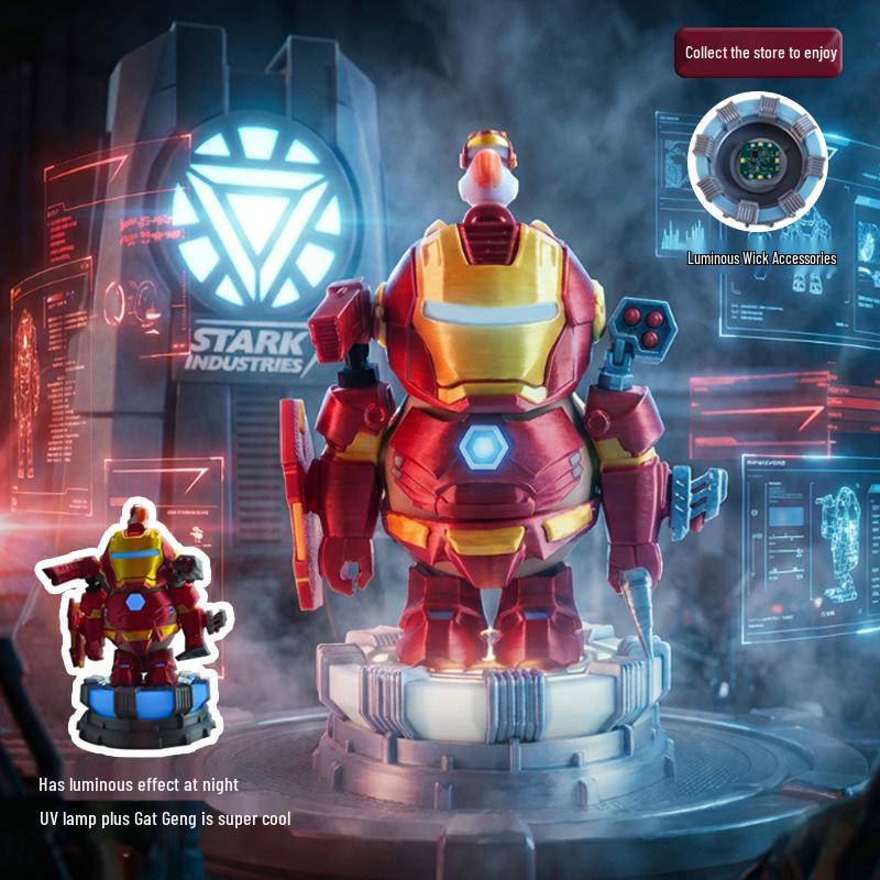 

Magnetic Leather Case with Marvel Iron Pig Hero Toy Set