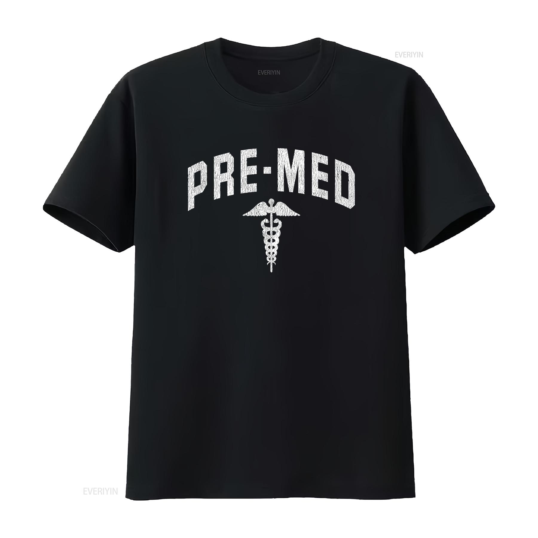 

Pre Med Student Medicine Future Doctor T Shirt vintage Washed Soft graphic streetwear Versatile Stretched designer clothes 4XL