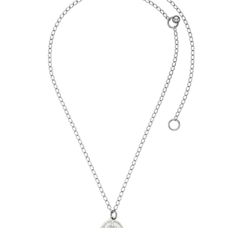 nff prayer coin necklace-silver
